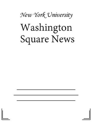 cover image of Washington Square News